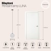 Подвесной светодиодный светильник Maytoni Technical Luna P039PL-5W4K-20INS-B фото 2 &mdash; svetrussia.ru