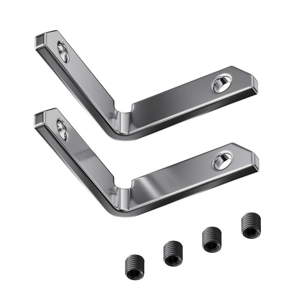 Соединитель L-образный (2 шт. + 4 винта) Maytoni Technical Accessories for tracks Exility TRA034ICL-MP-1 фото 1 &mdash; svetrussia.ru