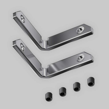 Соединитель L-образный (2 шт. + 4 винта) Maytoni Technical Accessories for tracks Exility TRA034ICL-MP-1 &mdash; svetrussia.ru