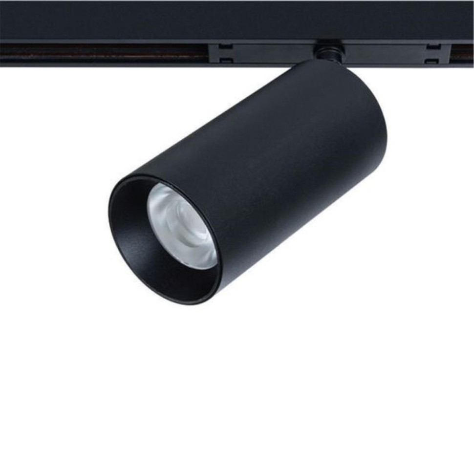 Трековый светодиодный светильник Arte Lamp Optima A7281PL-1BK фото 1 &mdash; svetrussia.ru