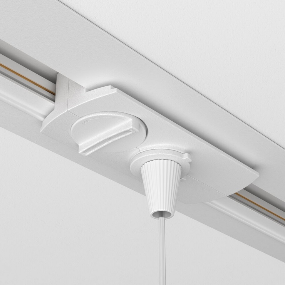 Крепление трековое для однофазного шинопровода Maytoni Technical Unity TRA011-1-A-W фото 1 &mdash; svetrussia.ru