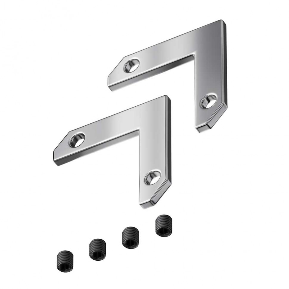 Соединитель L-образный (2 шт. + 4 винта) Maytoni Technical Accessories for tracks Exility TRA034CL-MP-1 фото 1 &mdash; svetrussia.ru