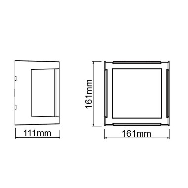 Уличный настенный светодиодный светильник Mantra Creek 8852 &mdash; svetrussia.ru