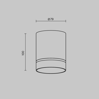 Потолочный светодиодный светильник Maytoni Technical Orlo C085CL-9W4K-B &mdash; svetrussia.ru