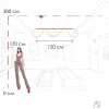 Подвесной светильник LOFT IT Thread 10388P/B Brass фото 3 &mdash; svetrussia.ru