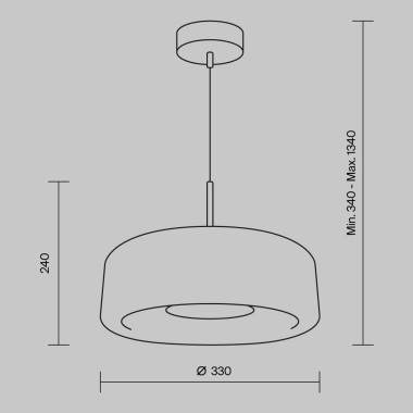 Подвесной светодиодный светильник Maytoni Madmen MOD127PL-L6AM &mdash; svetrussia.ru