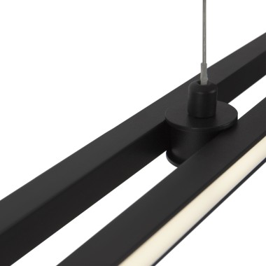 Подвесной светодиодный светильник Maytoni Halo MOD005PL-L48BK &mdash; svetrussia.ru