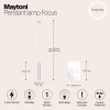 Подвесной светильник Maytoni Technical Focus P075PL-01W фото 2 &mdash; svetrussia.ru